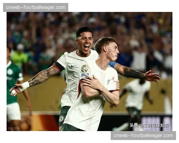 特写镜头:帕尔默罚入点球后,向看台比出告慰祖父的手势 特写镜头:帕尔默罚入点球后,向看台比出告慰祖父的手势